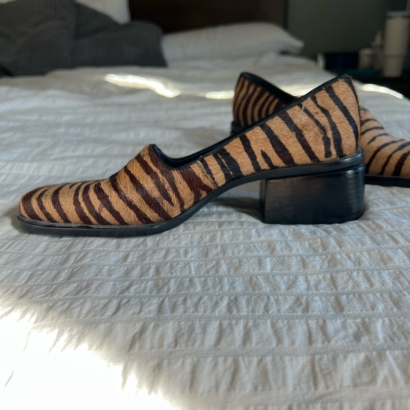 Enzo Angiolini Genuine Leather Animal Print Shoes - Size 7 - Picture 9 of 14